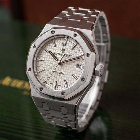 audemars piguet royal oak silber|piguet royal oak watch price.